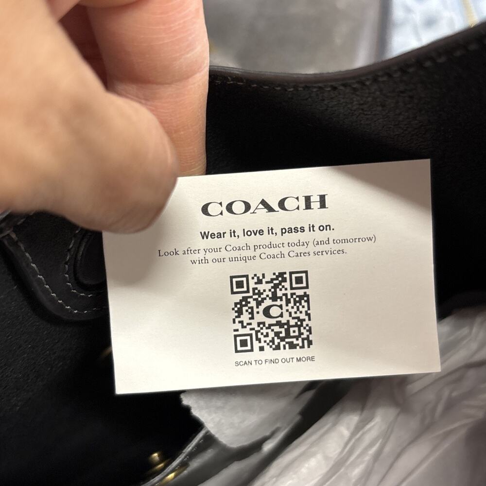 Coach Brooklyn Shoulder bag 28 leather Black - Picture 15 of 16